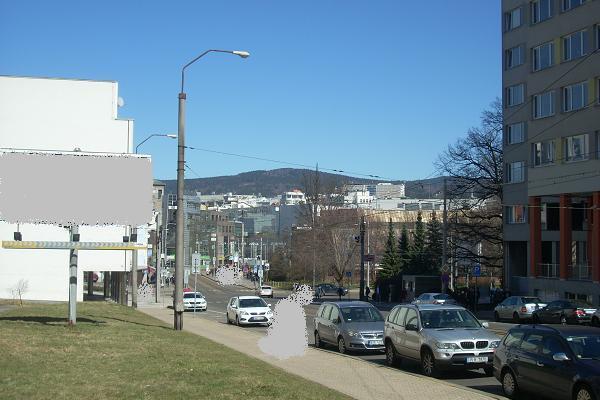 ulov vrch - pohled z Ulice 1. mje (Na Rybnku)