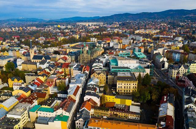 Leteck� pohled na Liberec