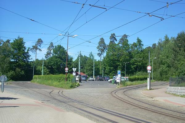 Lidov sady - tramvajov otoka