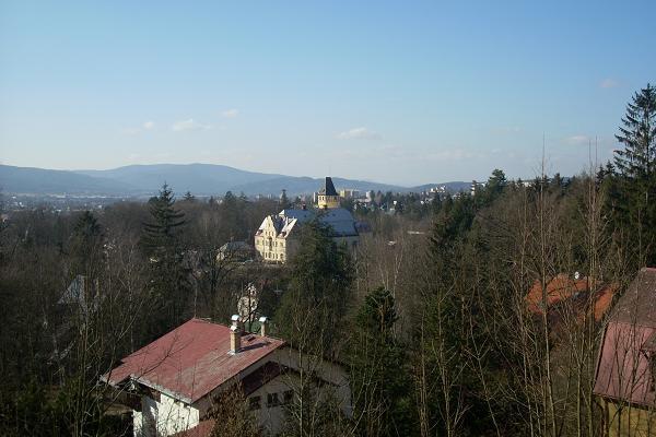 Lidov sady - pohled od Wolkerku