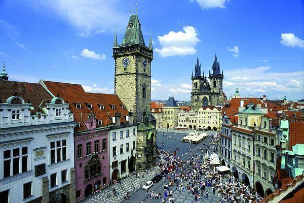 Starom�stsk� n�m�st� - pohled z v��ky