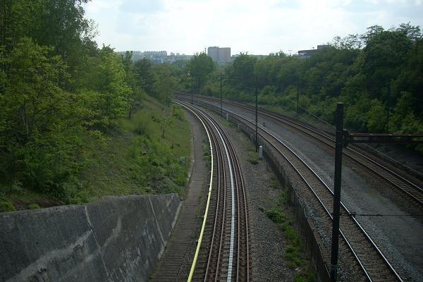 �elezni�n� tra� a vle�ka do depa